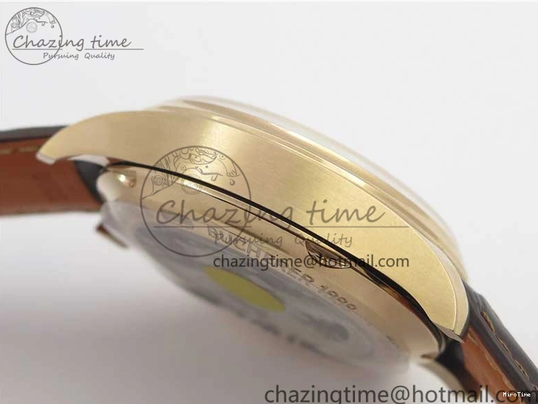 MIROTIME 0417 Portugieser Chrono  42 IW390406 RG ZF 1:1 Best Edition Blue Dial on Brown Leather Strap A Durable 7129